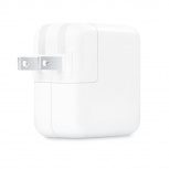 Apple Adaptador de Corriente MW2K3AM/A, 2x USB-C, 35W, para MacBook Air/iPhone/iPad/Apple Watch/AirPods