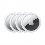 Apple AirTag, Plata/Blanco, 4 Piezas