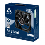 Ventilador Arctic Cooling F8 Silent, 80mm, 1200RPM, Negro  image