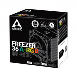 Disipador CPU Arctic Cooling Freezer 36 A-RGB, 120mm, hasta 2000RPM, Negro image