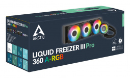Arctic Cooling Liquid Freezer III Pro 360 A-RGB Enfriamiento Líquido para CPU, 3x 120mm, hasta 3000RPM, Negro - Imagen adicional 5