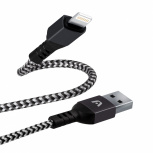 Argomtech Cable USB-A Macho - Lightning Macho, 1.8 Metros, Negro