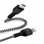 Argomtech Cable USB-C Macho - Lightning Macho, 1.8 Metros, Negro