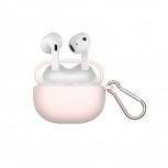 ArgomTech Audífonos Intrauriculares con Micrófono SKEIPODS E55, Inalámbrico, Bluetooth, Blanco - Incluye Estuche Rosa - Imagen adicional 2