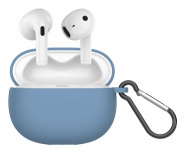 ArgomTech Audífonos Intrauriculares con Micrófono Skeipods E56, Bluetooth, Inalámbrico, Blanco/Azul - Imagen adicional 3