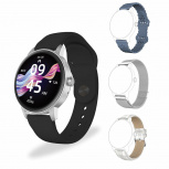 ArgomTech Smartwatch Skeiwatch C30, Touch, Bluetooth 5.3, Android/iOS, Plata - Resistente al Agua/Polvo