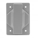 Argos Placa de Pared 8800435, 1 Puerto, Gris