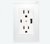 Argos Tomacorriente 8842960, 2 Enchufes, 125V, 15A, Blanco