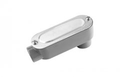 Argos Caja Condulet 9840675, 2 Puertos, 4", Aluminio