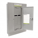 Centro de Carga AQO8-F, 8 Polos, 100A, Empotrar, Gris