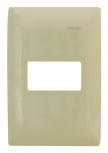 Arrow Hart Placa para Pared 100-6201V, 1 Puerto, 1 Pieza, Marfil