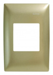Arrow Hart Placa para Pared 100-6203CH, 1 Puerto, 1 Pieza, Dorado