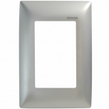 Arrow Hart Placa para Pared 100-6204NS, 1 Puerto, 1 Pieza, Plata