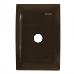 Arrow Hart Tapa para Pared 100-6207BK, 1 Puerto, 1 Pieza, Negro