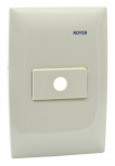 Arrow Hart Placa para Pared 100-6207V, 1 Puerto, 1 Pieza, Marfil