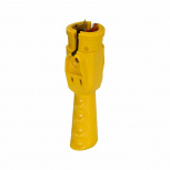 Arrow Hart Tomacorriente con Adaptador 1071-BU, 2 Enchufes, 125V, 6A, Amarillo