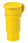Arrow Hart Tomacorriente 15W49, 1 Enchufes, 250V, 20A, Amarillo