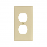 Arrow Hart Placa para Pared 2132V, 2 Puertos, 1 Pieza, Marfil