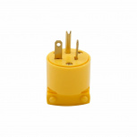 Arrow Hart Clavija Recta 4409-BOX, 20A, 125V, NEMA 5-20P, Amarillo