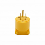 Arrow Hart Clavija Recta 4867-BOX, 15A, 127V, Nema 5-15P, Amarillo