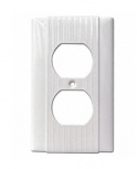 Arrow Hart Placa para Pared 92101B, 2 Puertos, 1 Pieza, Blanco