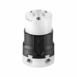 Arrow Hart Conector Recto, NEMA 5-15R, 125V, 15A, Negro/Blanco