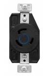 Arrow Hart Tomacorriente AHCL1120R, 1 Enchufes, 250V, 20A, Negro