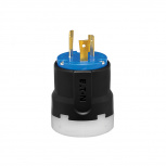 Arrow Hart Clavija Media Vuelta AHCL620P, 250V, 20A, NEMA L6-20P, Negro/Azul