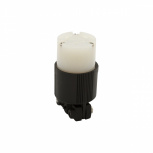 Arrow Hart Conector de de Nylon CWL615C, 15A, 250V, NEMA L6-15, Negro/Blanco
