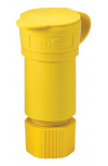 Arrow Hart Conector de Media Vuelta L1020CW, 20A, Amarillo