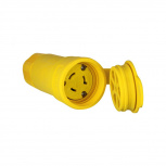 Arrow Hart Tomacorriente L820CW, 1 Enchufes, 250V, 20A, Amarillo