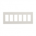 Arrow Hart Placa para Pared PJS266W, 6 Puertos, 1 Pieza, Blanco