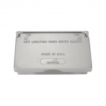 Arrow Hart Tapa para Intemperie S1966-SP, 1 Puerto, Gris