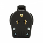 Arrow Hart Clavija, 30 - 50A, 250V, Nema 6-30P/6-50P, Negro
