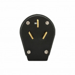 Arrow Hart Clavija, 50A, 125 - 250V, Negro