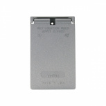 Arrow Hart Tapa para Intemperie S966-SP, 1 Puerto, Gris