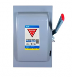 Arrow Hart Interruptor Mando Rotativo 3 Polos WD2232, 250V, 60A, Entrada 250V