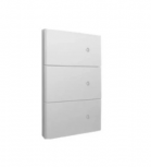 Artlite Interruptor de Luz Inteligente APL-717, 3 Botones, Wi-Fi, Blanco