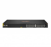 Switch Aruba Gigabit Ethernet CX 6000, 24 Puertos 10/100/1000Mbps + 4 Puertos SFP, 56 Gbit/s, 8192 Entradas - Administrable