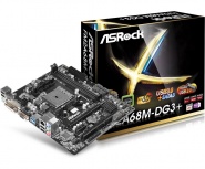 Tarjeta Madre ASRock Micro ATX FM2A68M-DG3+, S-FM2+, AMD A68, 32GB DDR3 para AMD