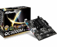 Tarjeta Madre ASRock micro ATX QC5000M, con AMD FT3 Kabini A4-5000 Integrada, 32GB DDR3