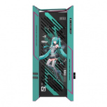 Gabinete ASUS ROG STRIX HELIOS II GX601S HATSUNE MIKU, Midi-Tower, ATX/EATX/Micro-ATX/Mini-ITX, USB 3.0, sin Fuente, 4 Ventiladores Instalados, Turquesa