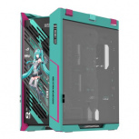 Gabinete ASUS ROG STRIX HELIOS II GX601S HATSUNE MIKU, Midi-Tower, ATX/EATX/Micro-ATX/Mini-ITX, USB 3.0, sin Fuente, 4 Ventiladores Instalados, Turquesa image