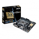 Tarjeta Madre ASUS micro ATX H110M-D, S-1151, Intel H110, HDMI, 32GB DDR4 para Intel ― Requiere Actualización de BIOS para trabajar con Procesadores de 7ma Generación