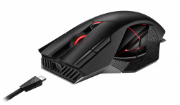 Mouse Gamer Ergonómico ASUS Óptico P707 ROG Spatha X, Inalámbrico/Alámbrico, USB-C, 19.000DPI, Negro - Imagen adicional 2