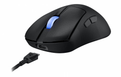 Mouse Gamer ASUS Óptico ROG Keris II BLK, Inalámbrico, RF + Bluetooth, 42.000 DPI, Negro - Imagen adicional 6