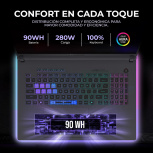 Laptop Gamer ASUS ROG Strix G18, 18" 2560x1600, Intel Core Ultra 9 275HX, NVIDIA GeForce RTX 5060, 32GB, 1TB SSD, Windows 11 Home, Inglés - Imagen adicional 2