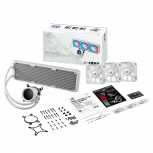 ASUS ROG STRIX LC III 360 ARGB LCD Enfriamiento Líquido para CPU, 3x 120mm, hasta 2200RPM, Blanco - Imagen adicional 9