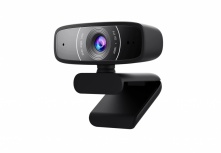 ASUS Webcam C3, Full HD1920 x 1080 Pixeles, Inclinación 90°, USB 2.0, Negro, Compatible con Skype/Microsoft Teams/Zoom - Imagen adicional 1