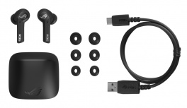 ASUS Audífonos Intrauriculares con Micrófono ROG Cetra, Inalámbrico, Bluetooth, Cancelación de Ruido, Negro image
